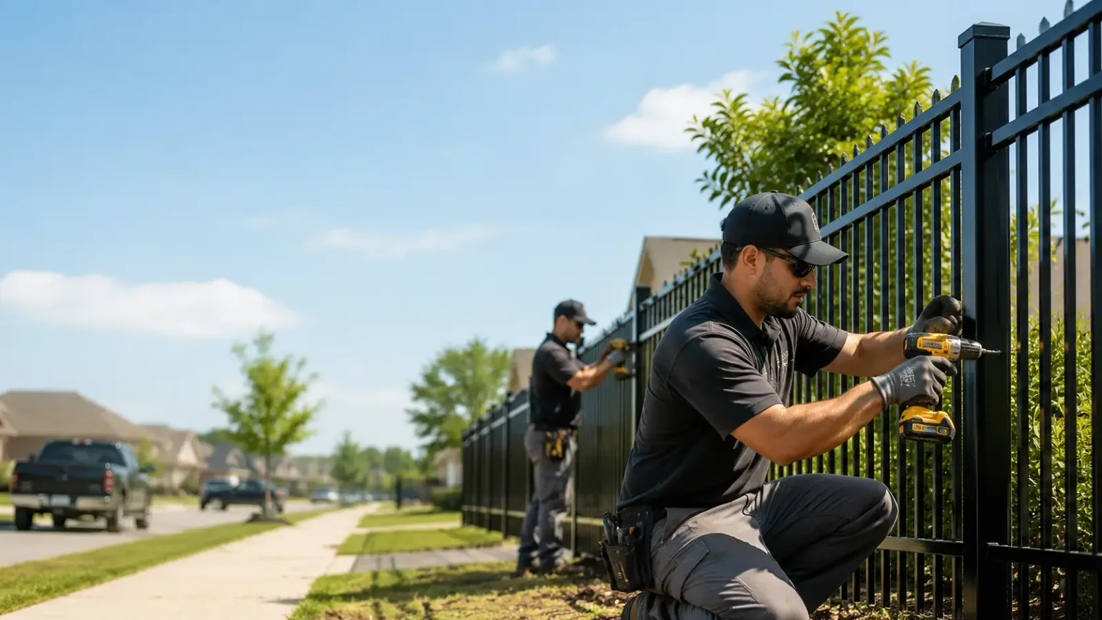Metal Fence Installation in Summerfield, TX